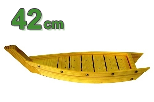 Barca in legno per sushi e sashimi - 42cm